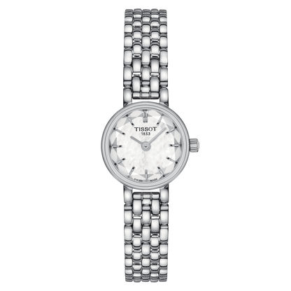 Tissot Lovely Round Mother of Pearl Dial Stainless Steel Womens Quartz Watch T1400091111100