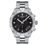 Tissot PR 100 Sport Black Dial Stainless Steel Mens Quartz Chronograph Watch T1016171105100
