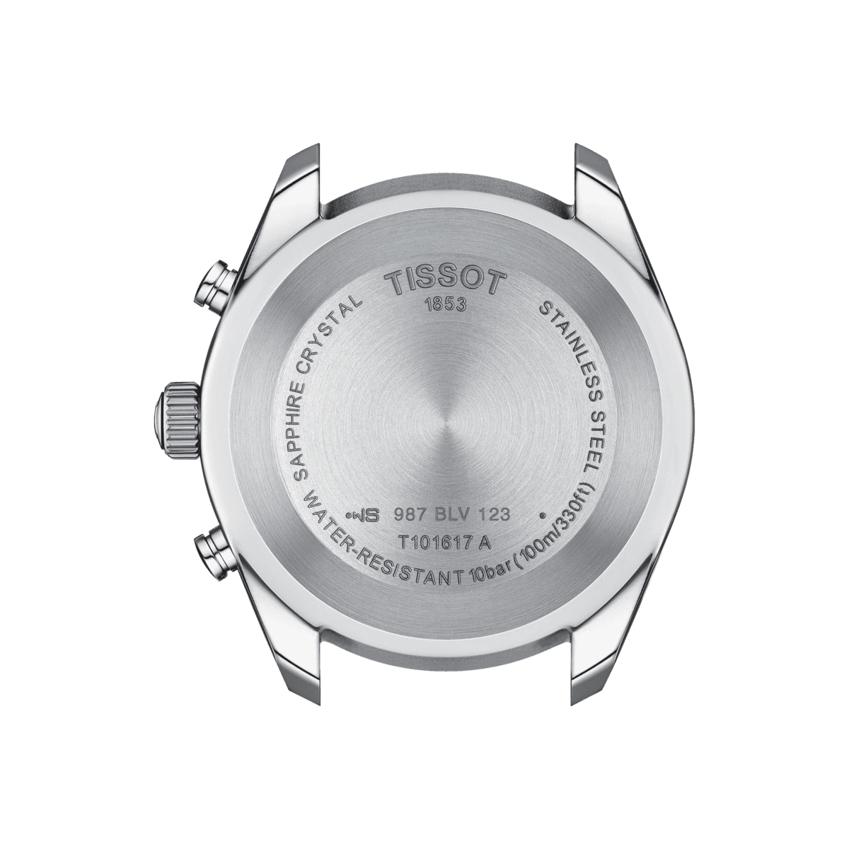 Tissot PR 100 Sport Black Dial Stainless Steel Mens Quartz Chronograph Watch T1016171105100