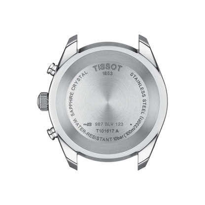 Tissot PR 100 Sport Black Dial Stainless Steel Mens Quartz Chronograph Watch T1016171105100