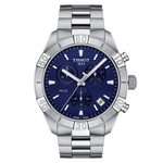 Tissot PR 100 Sport Blue Dial Stainless Steel Mens Quartz Chronograph Watch T1016171104100