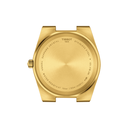 Tissot PRX Champagne Dial PVD Gold Plated Mens Quartz Watch T1374103302100