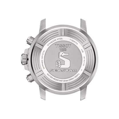 Tissot Seastar 1000 Black Dial Stainless Steel Mens Quartz Chronograph Watch T1204171105100