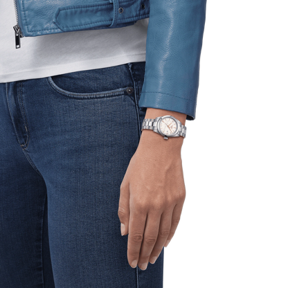 Tissot T-My Lady White Mother of Pearl Dial Stainless Steel Womens Quartz Watch T1320101111100