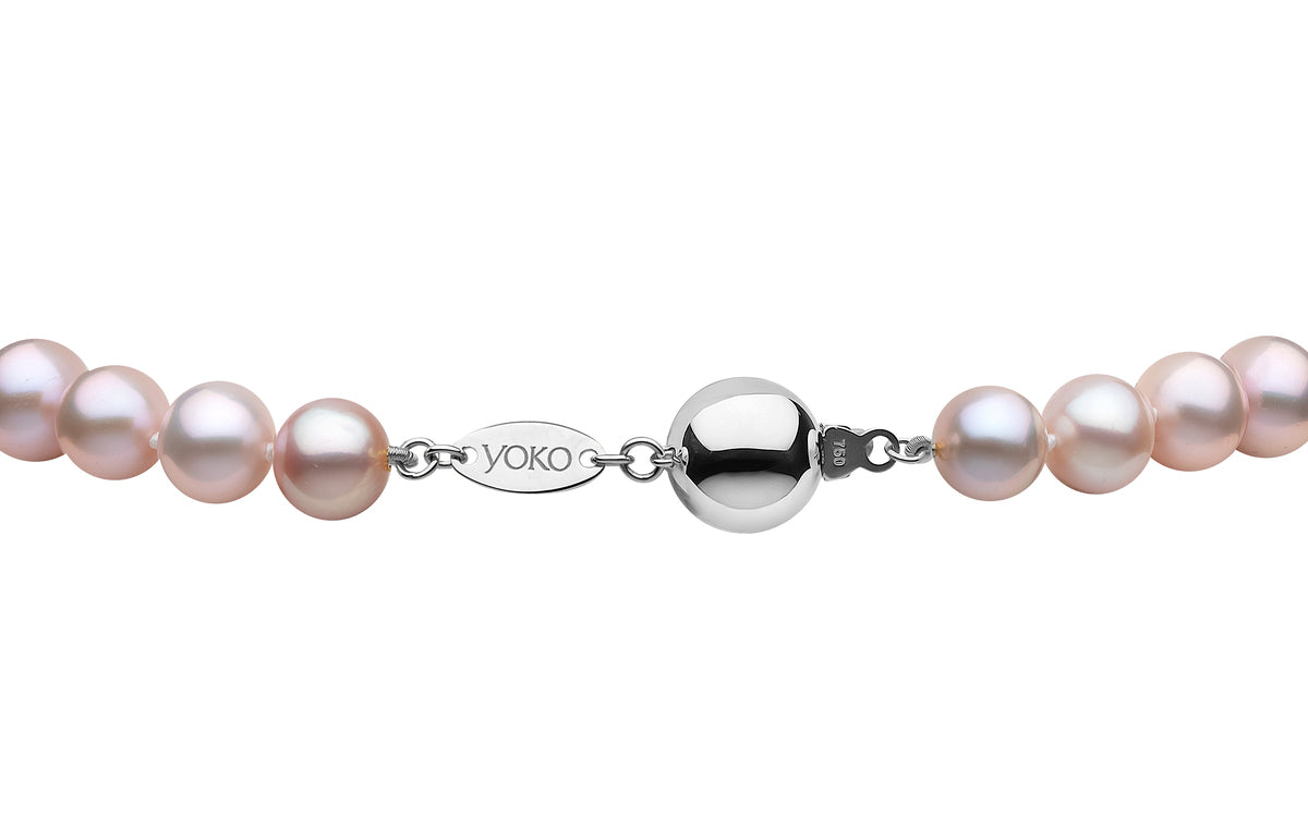 YOKO London 7mm Pink Cultured Freshwater Pearl Bracelet