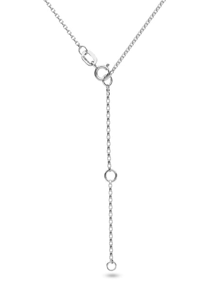YOKO London Sleek 18ct White Gold, Pearl & Diamond Set Circle Pendant Necklace
