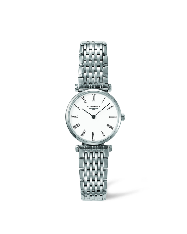 Longines La Grande Classique de Longines White Dial Stainless Steel Womens Quartz Watch L42094116