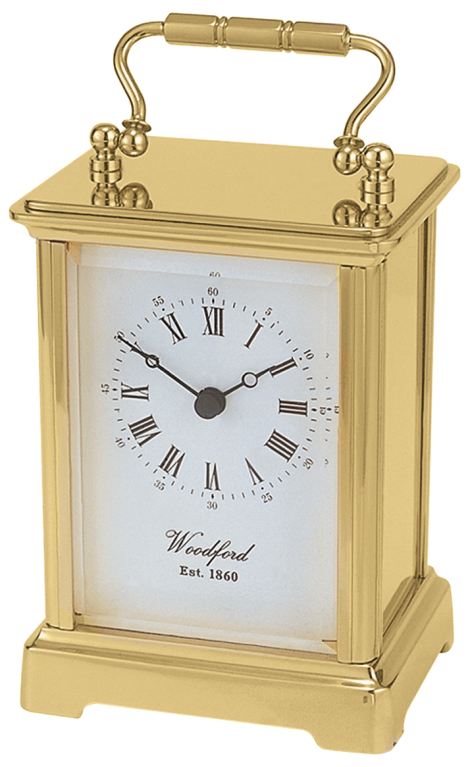Woodford Brass Obis Quartz Carriage Clock 