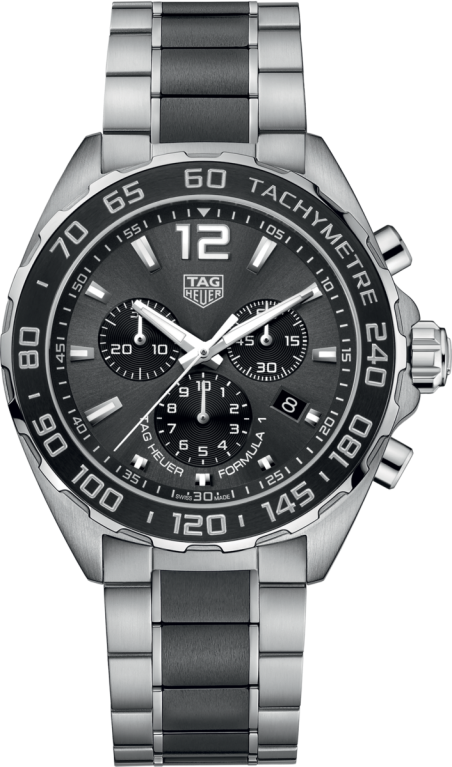 TAG Heuer Formula 1 Chronograph Stainless Steel & Ceramic Mens Quartz Watch CAZ1011.BA0843