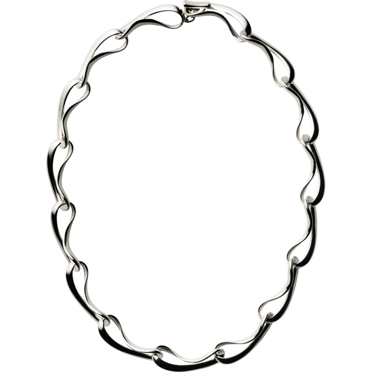 Georg Jensen INFINITY Sterling Silver Collar Necklace 3532802