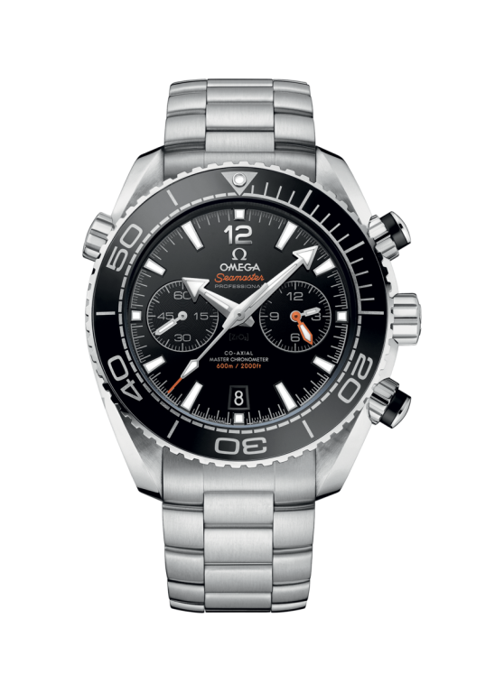 Omega Seamaster Planet Ocean 600M Co-Axial Master Chronometer Mens Black Dial Stainless Steel Chronograph Wristwatch 21530465101001