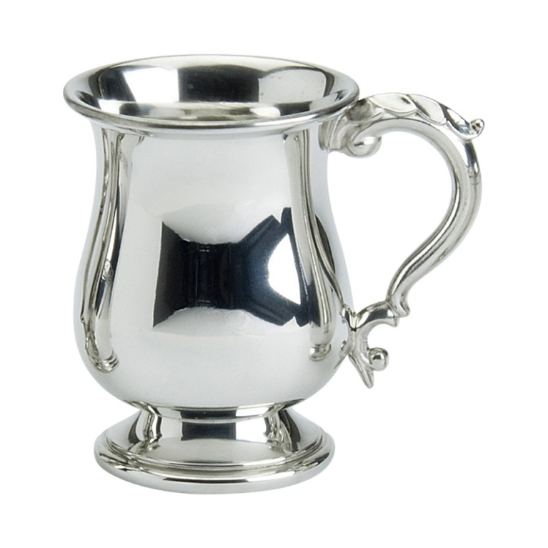 Pewter Plain Georgian Style Pint Tankard 20oz / 568ml 