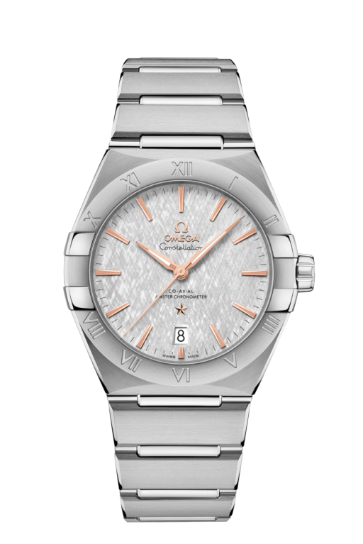 Omega Constellation Grey Dial Stainless Steel Co-Axial Master Chronometer Mens Watch 13110392006001