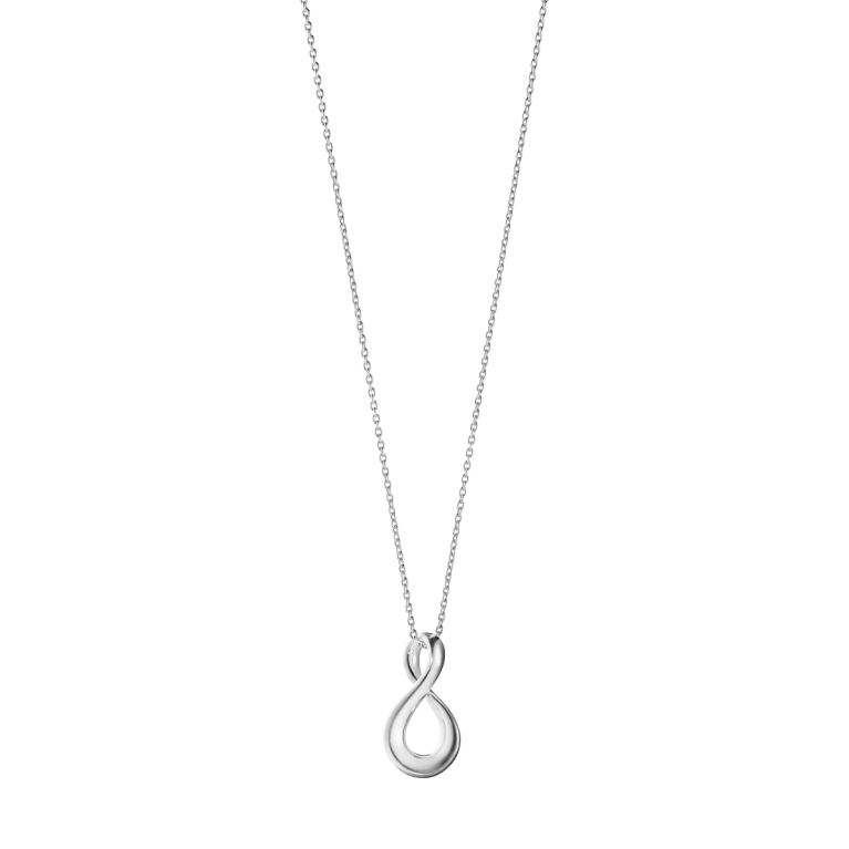 Georg Jensen INFINITY Sterling Silver Pendant Necklace 10013929