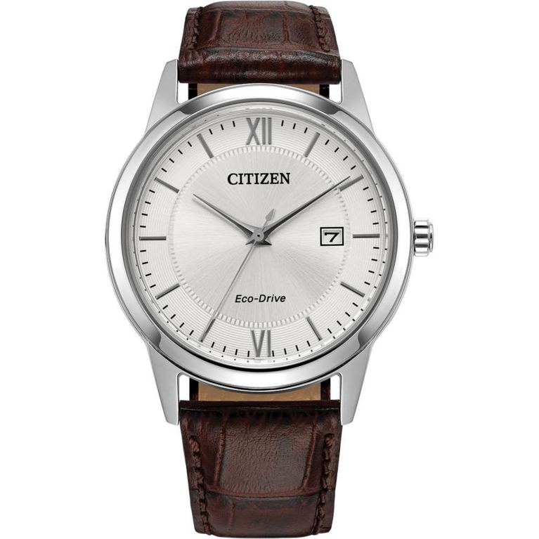 Citizen Eco-Drive Silver Dial Stainless Steel Mens Watch AW1780-25A