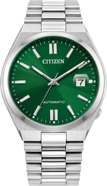 Citizen Tsuyosa Automatic Green Dial Stainless Steel Mens Watch NJ0150-56X