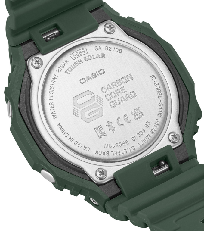 G-SHOCK 2100 Collection Bluetooth® Solar Green Resin Watch GA-B2100-3AER