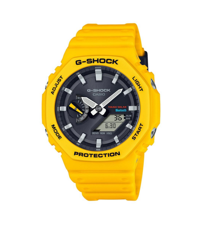 G-SHOCK 2100 Collection Bluetooth® Solar Yellow Resin Watch GA-B2100C-9AER