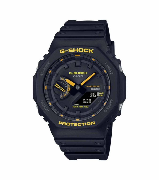 G-SHOCK 2100 Collection Bluetooth® Solar Caution Yellow Resin Watch GA-B2100CY-1AER