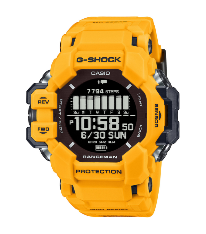 G-SHOCK Master of G RANGEMAN Bluetooth® Smartwatch (Yellow) GPR-H1000-9ER