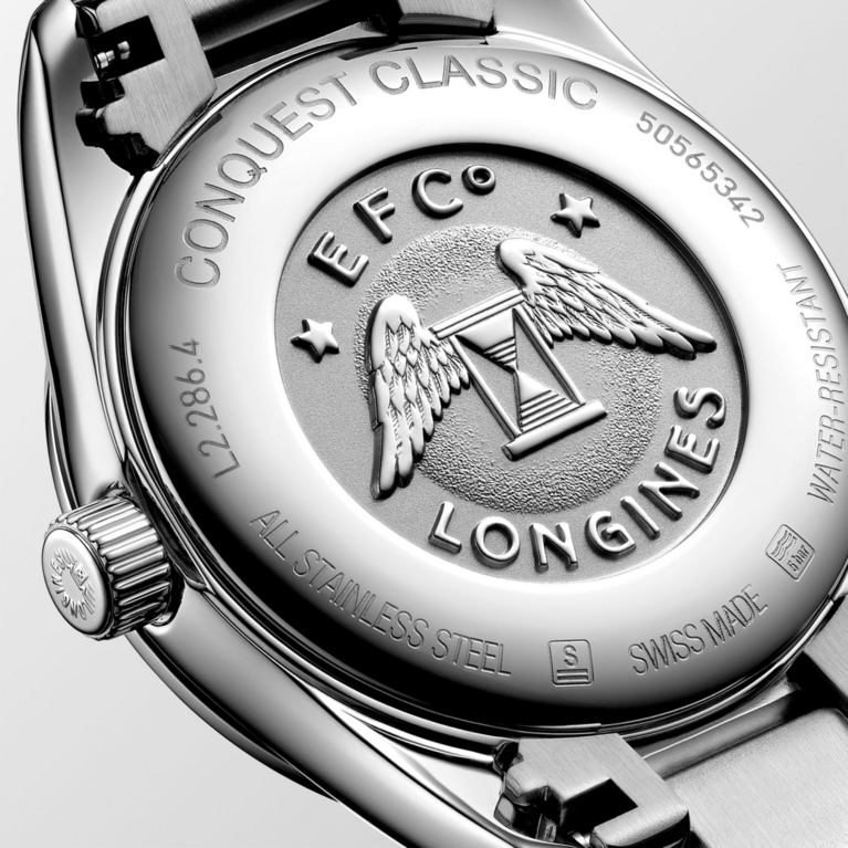 Longines Conquest Classic Blue Dial Stainless Steel Womens Quartz Watch L22864926