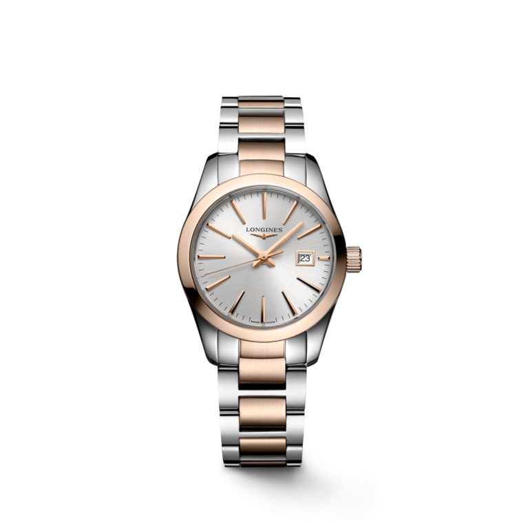 Longines Conquest Classic Silver Dial Two Tone Womens Quartz Watch L22863727