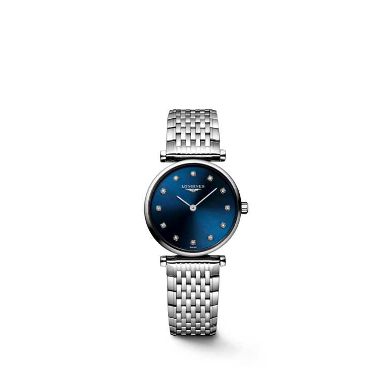 Longines La Grande Classique de Longines Blue Diamond Set Dial Stainless Steel Womens Quartz Watch L42094976