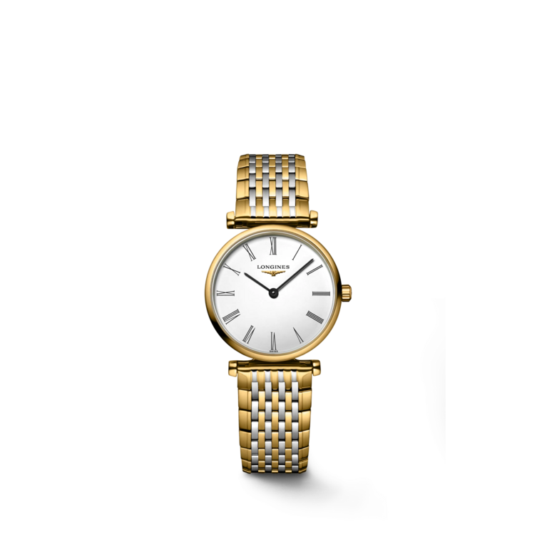 Longines La Grande Classique de Longines White Dial Two Tone Womens Quartz Watch L42092117