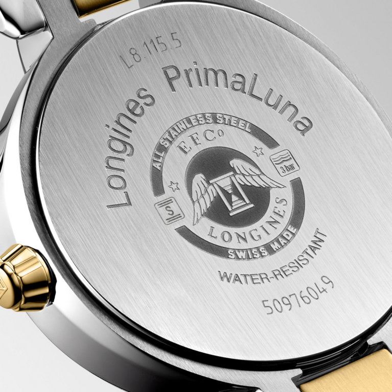 Longines PrimaLuna Champagne Dial Two Tone Womens Quartz Watch L81155317