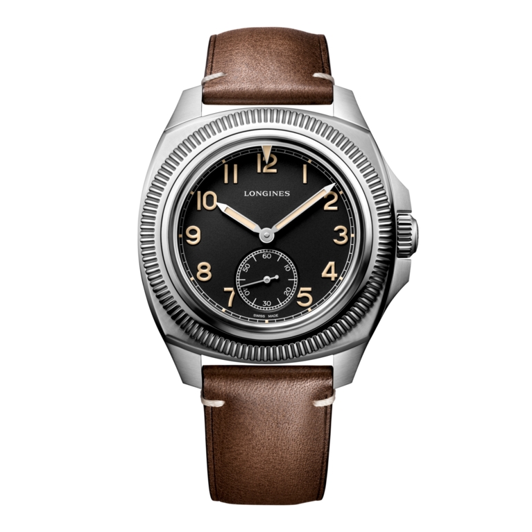 The Longines Heritage Avigation Pilot Majetek Box Edition Stainless Steel Chronometer Mens Watch L28384539