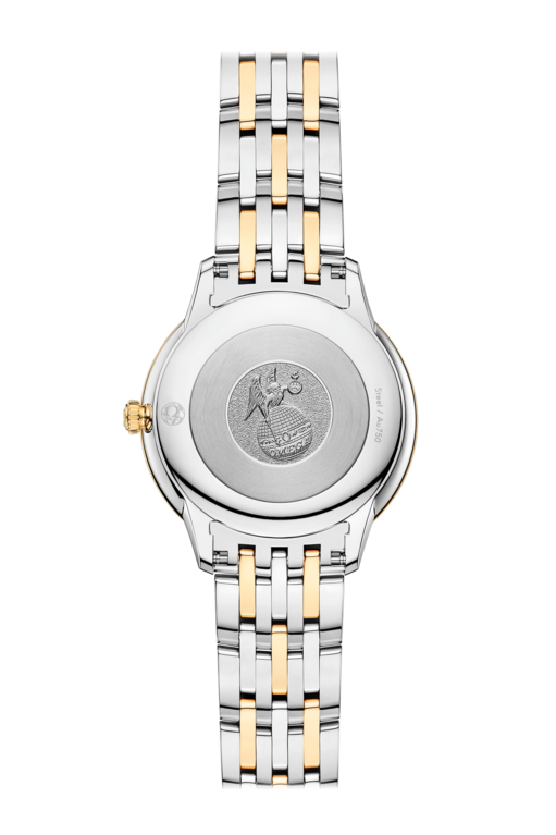 Omega De Ville Prestige Silver Dial Two Tone Womens Quartz Watch 30mm 43420306002002