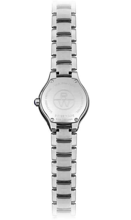 Raymond Weil Noemia Mother of Pearl Diamond Dot Dial Stainless Steel Womens Quartz Watch 24mm 5124-ST-00985