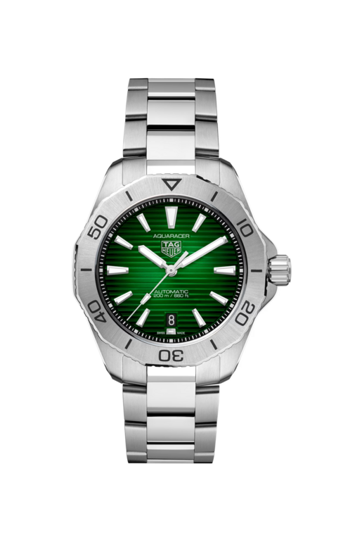 TAG Heuer Aquaracer Professional 200 Calibre 5 Automatic Green Dial Stainless Steel Mens Watch WBP2115.BA0627