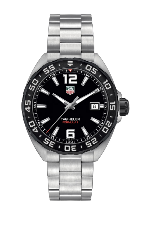 TAG Heuer Formula 1 Black Dial Stainless Steel Mens Quartz Watch WAZ1110.BA0875