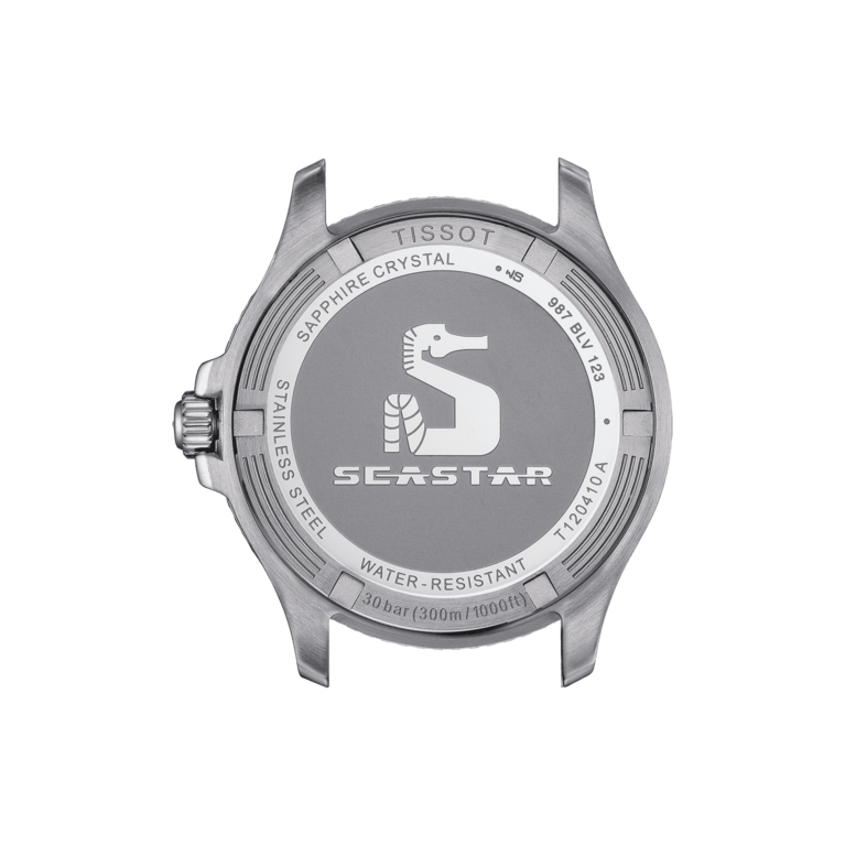 Tissot Seastar 1000 Black Dial Two Tone Unisex Quartz Watch T1204102205100