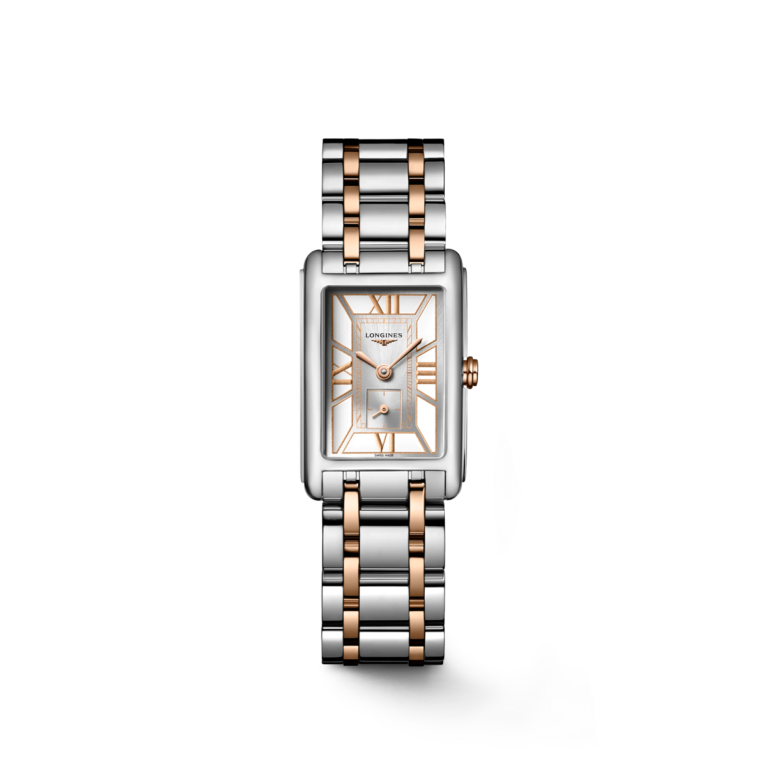 Longines DolceVita White/Silver Dial Two Tone Womens Quartz Watch L52555757
