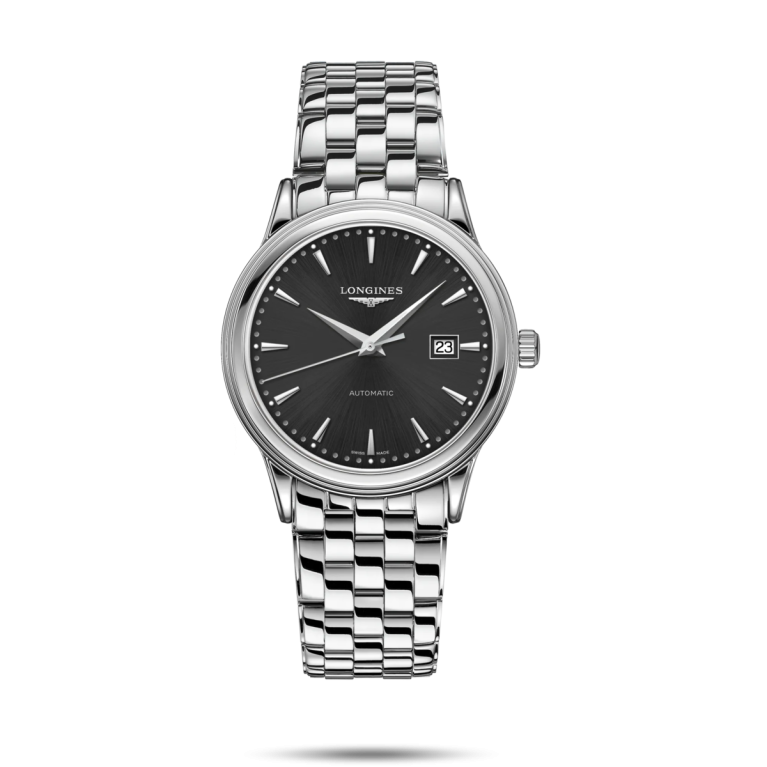 Longines Flagship Black Dial Stainless Steel Mens Watch L49844596
