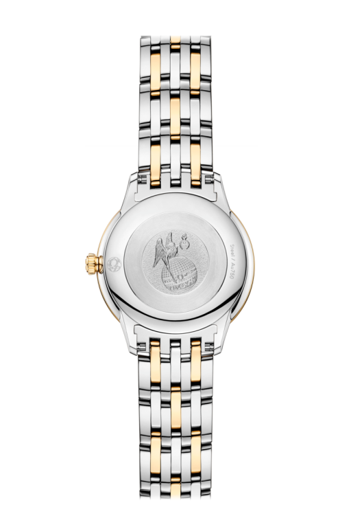 Omega De Ville Prestige Champagne Dial Two Tone Womens Quartz Watch 27.5mm 43420286008001