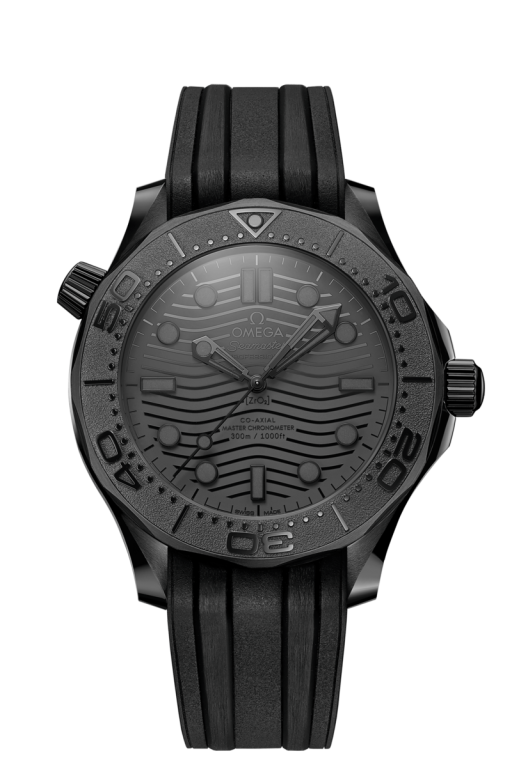 Omega Seamaster Diver 300M Co-Axial Master Chronometer Black Dial Black Ceramic Mens Watch 21092442001003