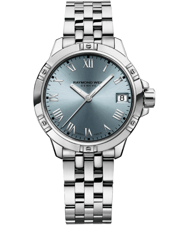 Raymond Weil Tango Arctic Blue Dial Stainless Steel Womens Quartz Watch 5960-ST-00500