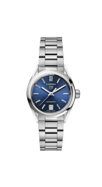 TAG Heuer Carrera Blue Dial Stainless Steel Womens Watch WBN2411.BA0621