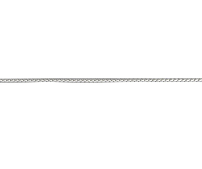 18ct White Gold Franco Chain Link 18" Necklace