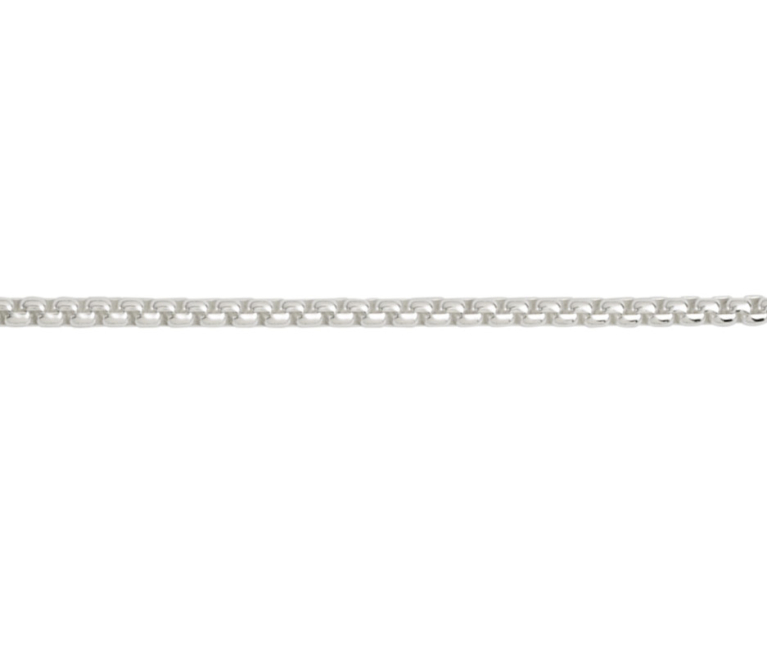 Sterling Silver Box Belcher Chain Link 20" Necklace