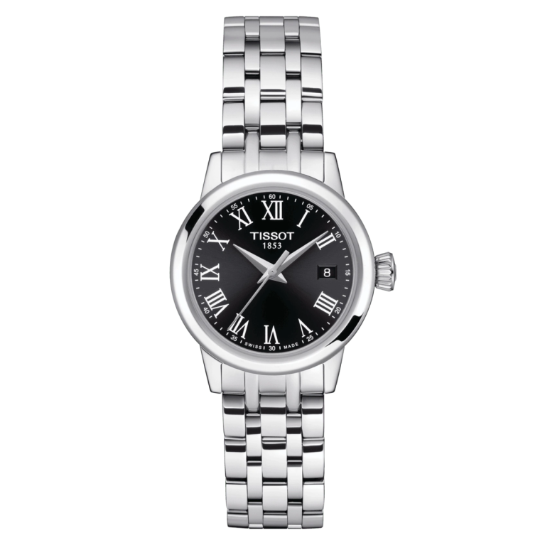 Tissot Classic Dream Black Dial Stainless Steel Womens Quartz Watch T1292101105300