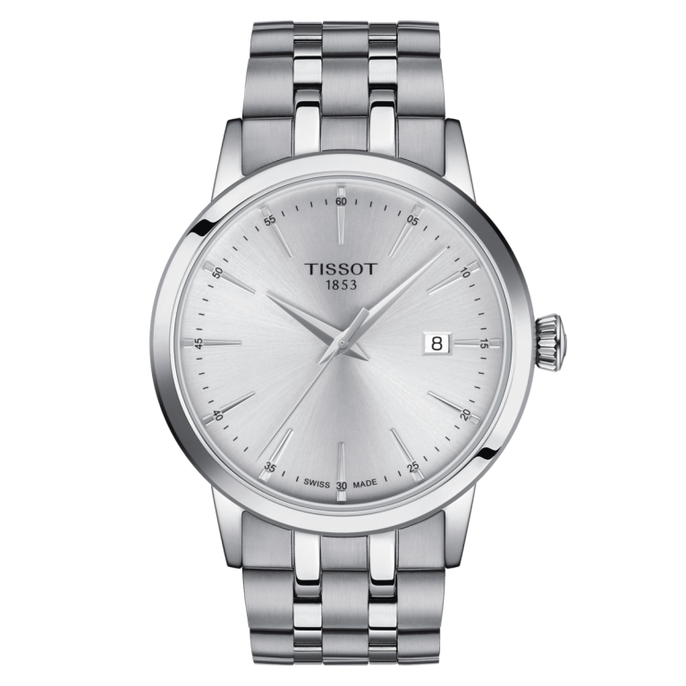 Tissot Classic Dream Silver Dial Stainless Steel Mens Quartz Watch T1294101103100
