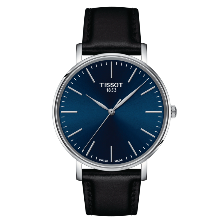 Tissot Everytime Gent Blue Dial Stainless Steel Mens Quartz Watch T1434101604100