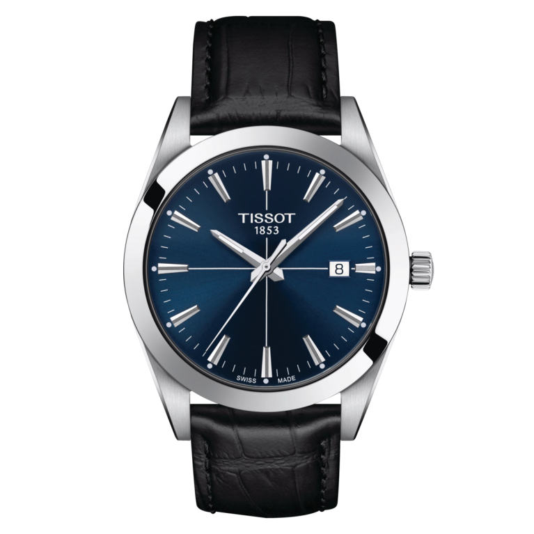 Tissot Gentleman Blue Dial Stainless Steel Mens Quartz Watch T1274101604101 