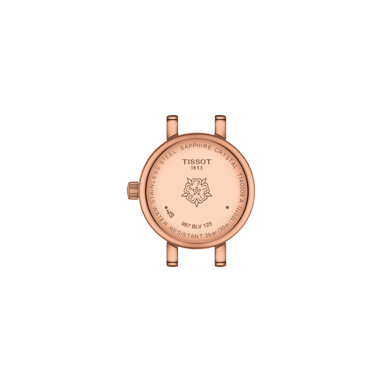 Tissot Lovely Round Mother of Pearl Dial PVD Rose Gold Plated Womens Quartz Watch T1400093311100