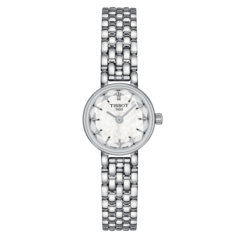 Tissot Lovely Round Mother of Pearl Dial Stainless Steel Womens Quartz Watch T1400091111100