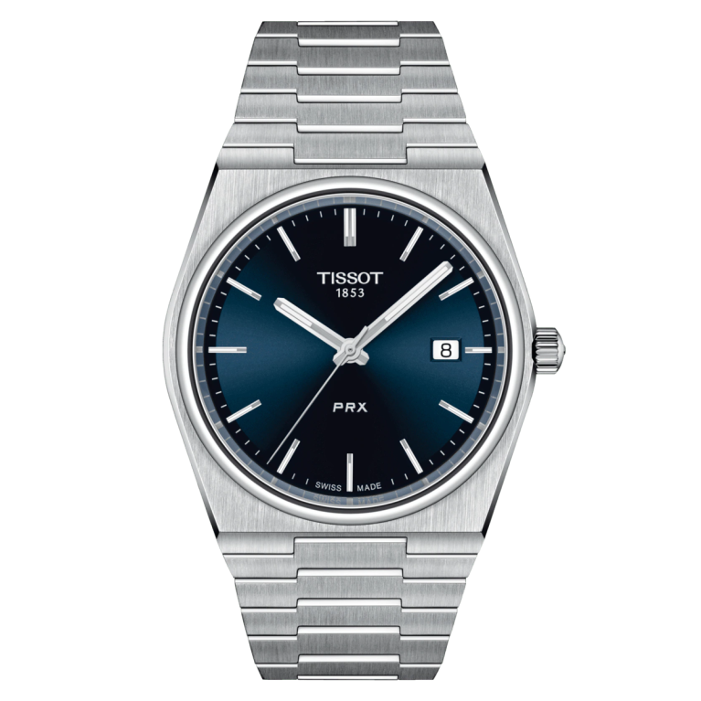 Tissot PRX Blue Dial Stainless Steel Mens Quartz Watch T1374101104100